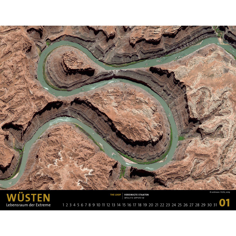 WÜSTEN - Immerwährender Wandkalender – Bild 6