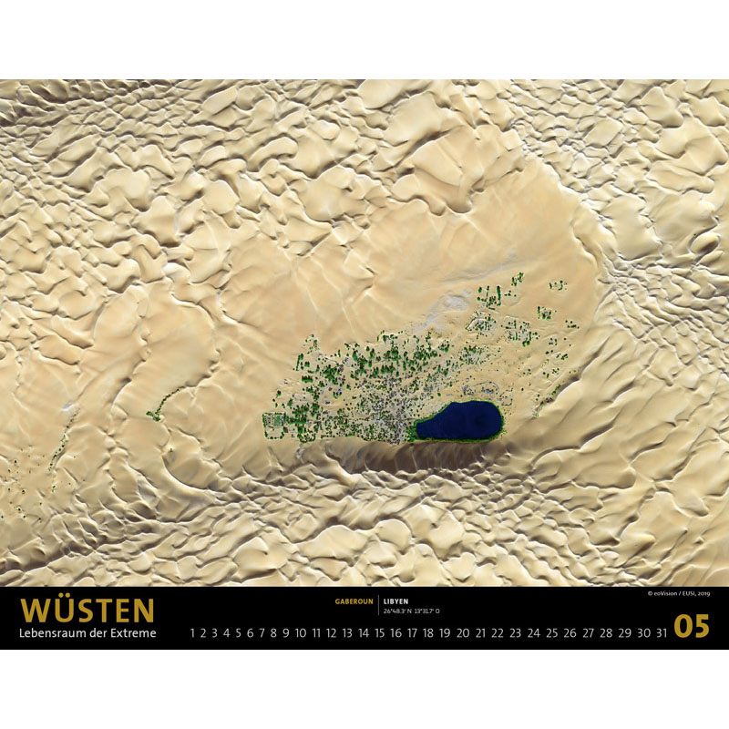 WÜSTEN - Immerwährender Wandkalender – Bild 4