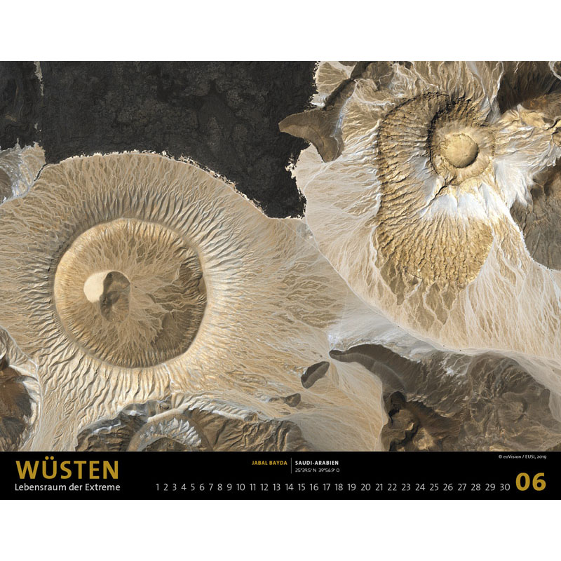 WÜSTEN - Immerwährender Wandkalender – Bild 3